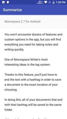 Summarize android App screenshot 1